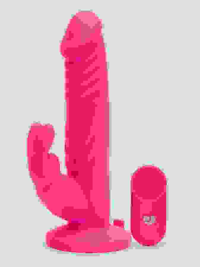 Lovehoney Hop Star Remote Control Suction-Cup Rabbit Vibrator, Pink, hi-res